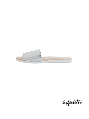 Sandalia Flats para Dama Beira Rio 8360353 Plateado