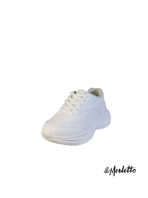 Calzado Deportivo Escolar Pocholin 8018PCH Blanco