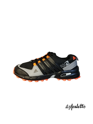 Zapato Deportivo Caballero Adidas C193H Negro Naranja