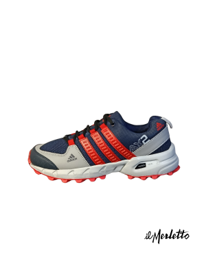 Zapato Deportivo Caballero Adidas C193H Azul Rojo