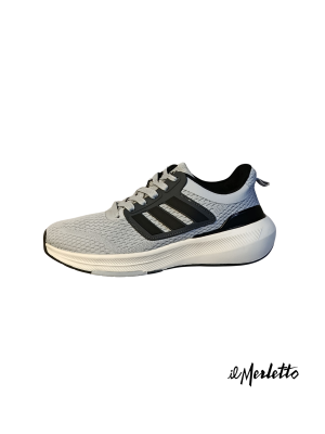 Zapato Deportivo Caballero Adidas HB110H Gris Negro