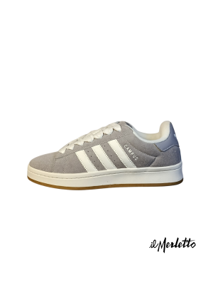 Zapato Casual Deportivo Caballero Adidas A23H Gris Blanco