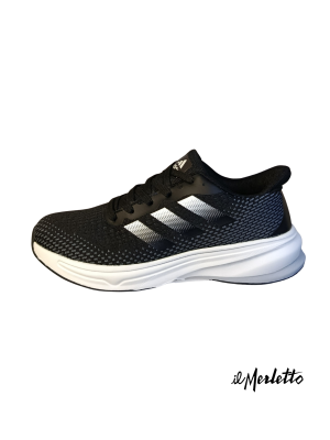Calzado Deportivo Caballero Adidas HB16C Negro Blanco