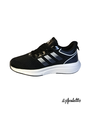 Calzado Deportivo para Dama Adidas 23021D Negro Blanco