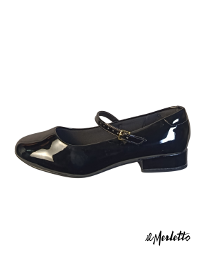 Zapatilla Casual para Niña Molekinha 2528101 Negro Patente